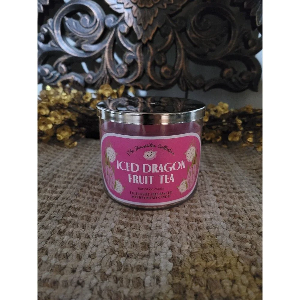Iced Dragonfruit Tea - Bath and Body Works 3-wick Candle